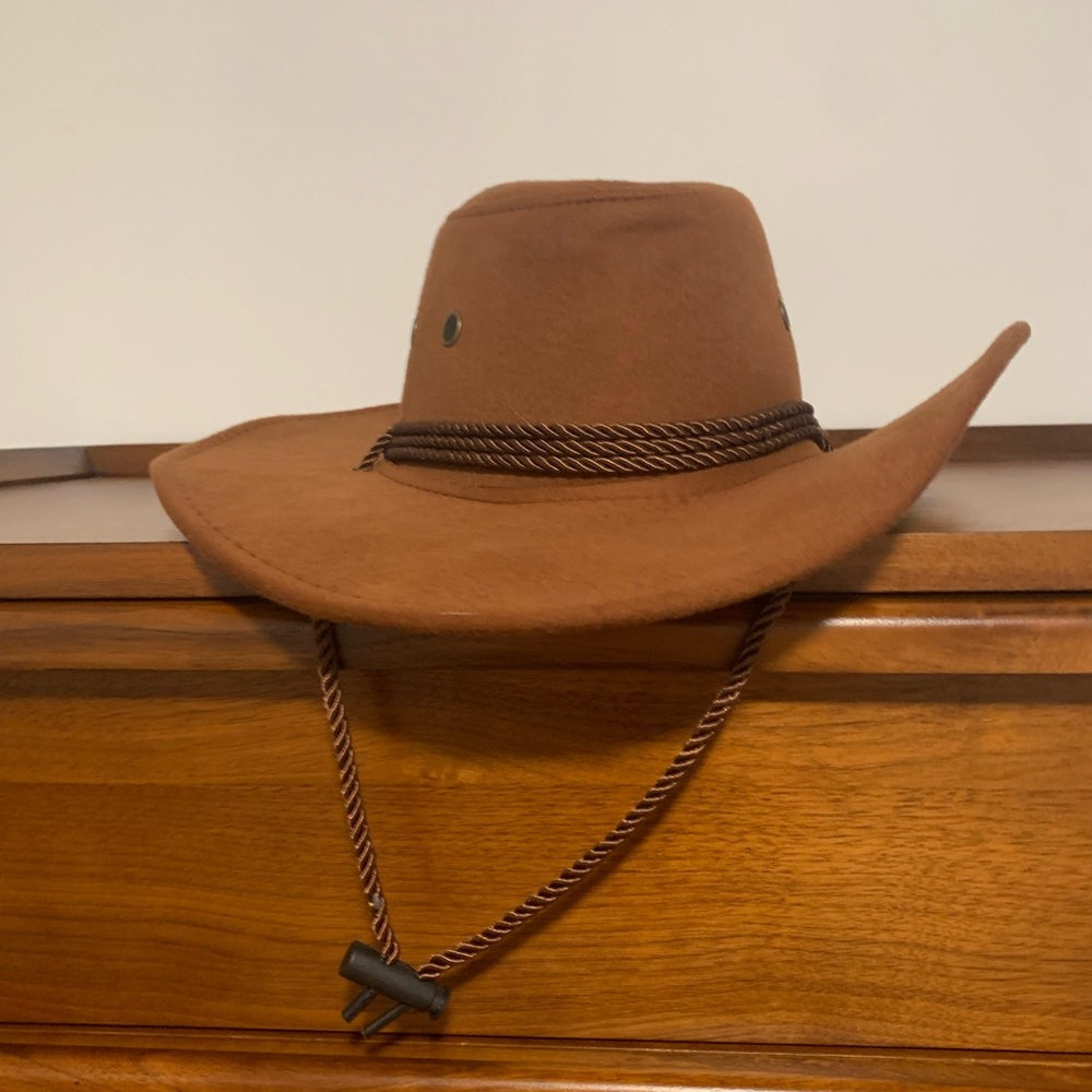 Women's Festival Wear Brown Cowboy Hat